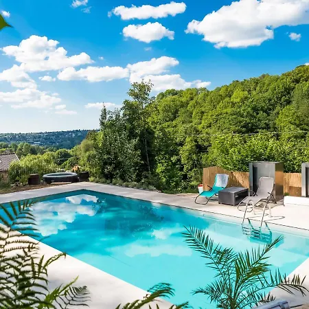 Nice Holiday Home In Nature With Sauna, Hot Tub En Swimming Pool Verviers Exterior photo